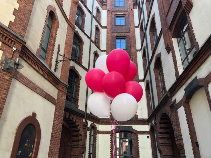 Rosinenfischer Luftballons in der Speicherstadt